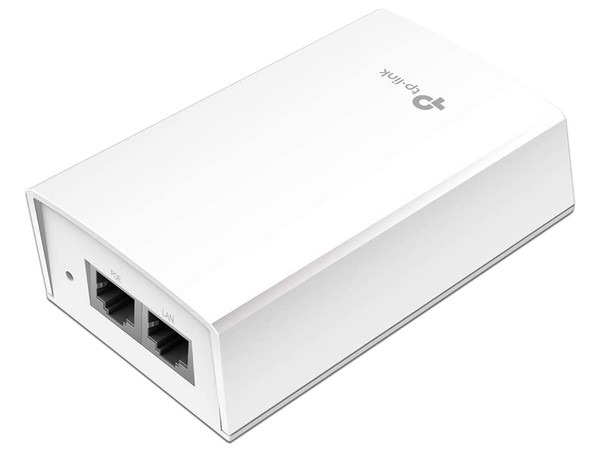 Inyector de Corriente TP-Link TL-POE4824G V2.3, 2 Puertos RJ-45 de 1000Mbps, 48V, 24W. Color Blanco.