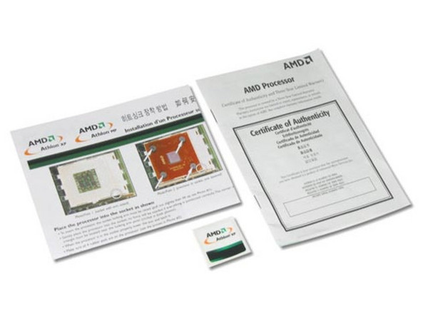 Procesador AMD Athlon XP 2600+, BUS 333Mhz, Socket A, con 512 KB en cache L2