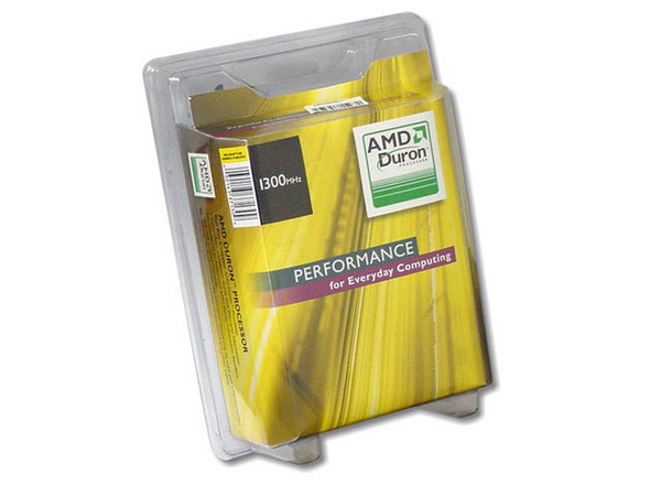 Procesador AMD Duron a 1.3Ghz, BUS 200Mhz, Socket A, 128KB, en caja