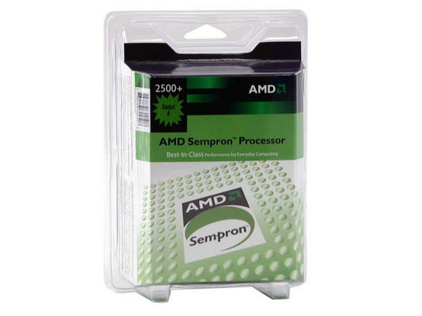 Procesador AMD SEMPRON 2500+ a 1.750Ghz, BUS 333Mhz, Socket A, L2 cache 256KB, en caja.