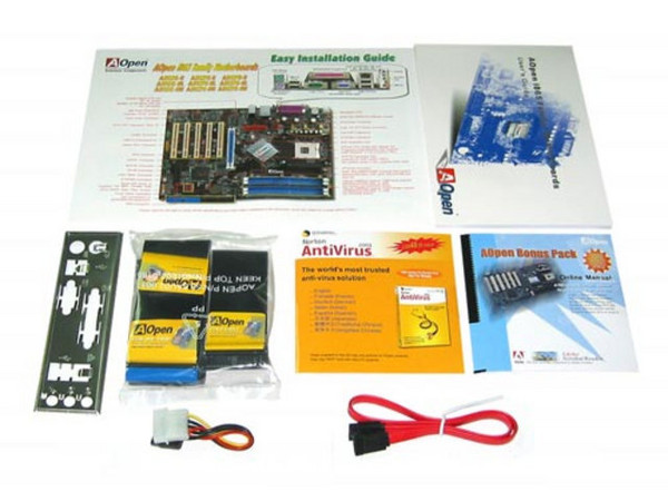 Tarjeta Madre AOPen AX4SPB-UN, ChipSet Intel 848P
Soporta: Intel Pentium 4 y Celeron c/BUS de 800/400MHz
Integrado: Audio Realtek  5.1, RED 10/100Mbps
Memoria: DDR400 PC3200 (2 Bancos), 2GB Max
Diseño:  ATX, Ptos:1x AGP(8x) y 5x PCI