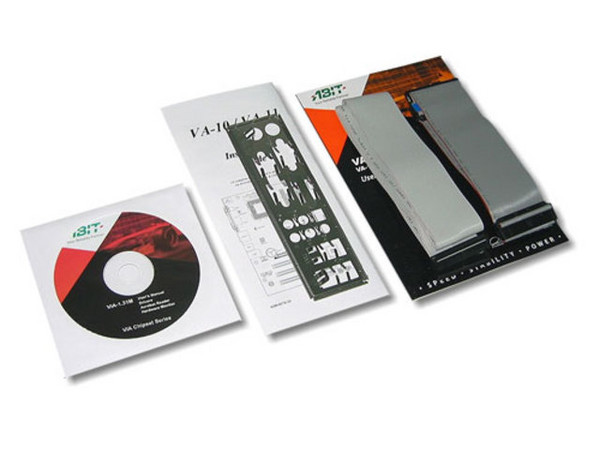 T. Madre Abit VA-10, ChipSet VIA KM400, 
Soporta: Athlon XP/Sempron, BUS 200/266/333MHz, Socket A,
Integrado: Audio, Video S3 UG, Red 10/100Mbps
Memoria: DDR333/266/200, 2 Bancos, 2GB Max, 
Diseño: Micro ATX, Ptos: 1x AGP 8X, 3x PCI,