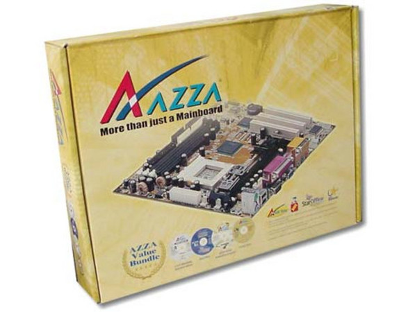 Tarjeta Madre Azza 366X-AS, ChipSet VIA KT266
Soporta: Athlon XP 2400+ y Duron a 1.3Ghz, BUS 200/266Mhz
Integrado: Audio AC97
Memoria: SDRAM DDR 266Mhz, 3Gb MAX
Diseño: ATX Completo, Puertos: 1x AGP, 5x PCI