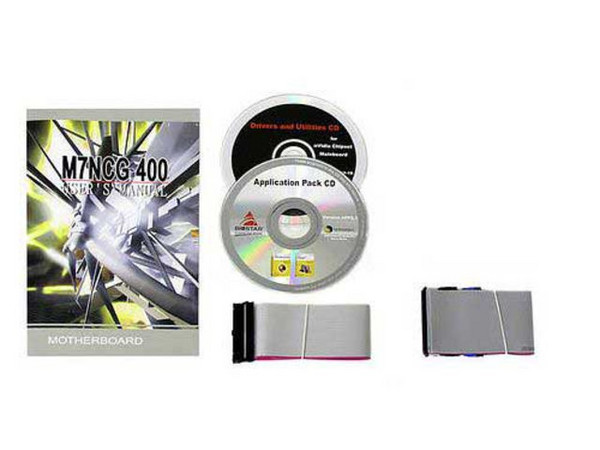 T. Madre Biostar M7NCG 400, nVidia nForce2 IGP/MCP
Soporta: AMD Athlon XP y Duron con BUS de 266/333/400 MHz
Integrado: Video GeForce4 MX, Audio, Red 10/100Mbps
Memoria: DDR 266/333 (Dual Channel), 3 Bancos
Diseño: Micro ATX, Ptos: 1x AGP, 3x PCI