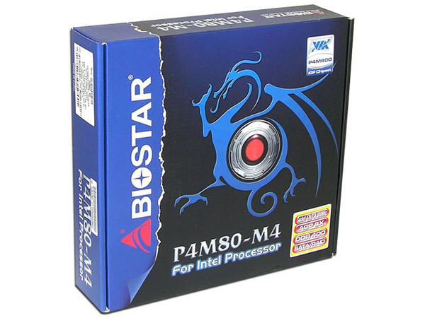 T. Madre Biostar P4M80-M4, ChipSet VIA P4M800,
Soporta: Pentium 4 Prescott/Celeron, 800/533/400MHz,
Integrado: Video S3 UniChrome Pro, Audio y Red,
Memoria: DDR 400, 2 Bancos, 2GB Max,
Diseño: Micro ATX, Ptos: 3x PCI, 1x AGP 8X