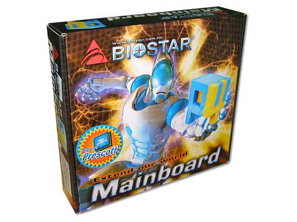 T. Madre Biostar P4VMA-M, ChipSet VIA PM800,
Soporta: Pentium 4 Prescott/Celeron (800/533/400 Mhz),
Integrado: Audio de 6 canales, Video S3 y Red,
Memoria: DDR DIMM PC3200, 2GB Max, (2 Bancos),
Diseño: Micro ATX, Ptos: 3x PCI, 1x AGP 8x