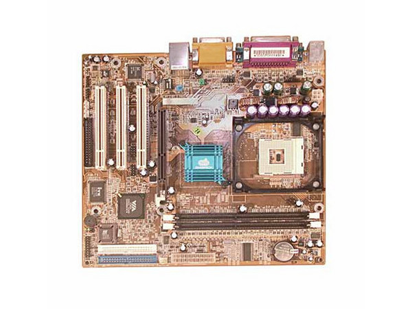 T. Madre CHAINTECH MP4M266A, ChipSet VIA P4M266A,
Soporta: Intel Pentium 4/Celeron, 400/533MHz,
Integrado: Audio AC-97,
Memoria: DDR 200/266, 2GB Max, (2 Bancos),
Diseño: Micro-ATX, Ptos. 1x AGP, 3x PCI, USB 2.0