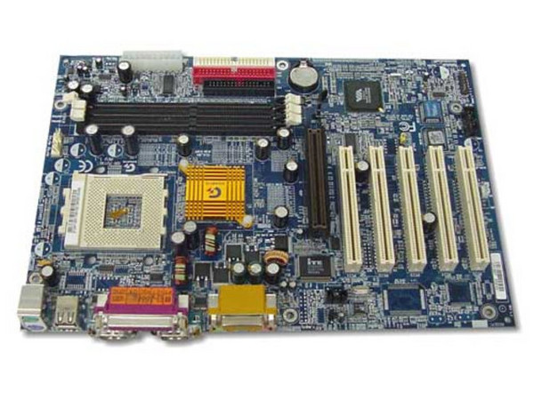 Tarjeta Madre GigaByte GA-7ZX ChipSet VIA KT133
Soporta: DURON y THUNDERBIRD BUS de 200Mhz hasta 1.3Ghz
Integrado:Sonido VIA686A
Memoria: PC-133 Max. 1.5 GB (512 MB x 3)
Diseño: ATX, Ptos: 1x AGP, 5x PCI, 1x AMR