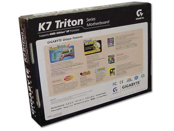 T. Madre Giga Byte  GA-7KMLS, Chipset VIA KM266
Soporta:Duron™/Athlon™/Athlon™ XP hasta 2000+ 200/266
Memoria: PC133 hasta 1GB.
Integrado: Video, Sonido AC97, 10/100MB LAN. 
Puertos:3XPCI, 2XUSB 1.1.
