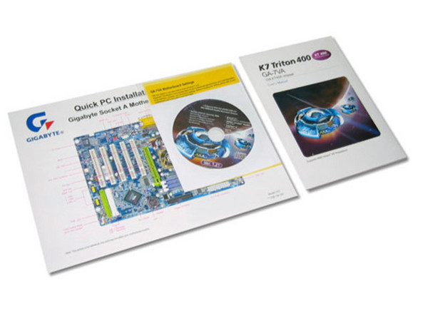 T. Madre GigaByte GA-7VA, ChipSet VIA KT400,
Soporta: AMD Athlon XP/Duron,
Memoria: 3x DIMM DDR400/333/266, 3GB Max.,
Integrado: Audio 6 Canales,
Diseño: ATX, Ptos: 1x AGPx8, 5x PCI