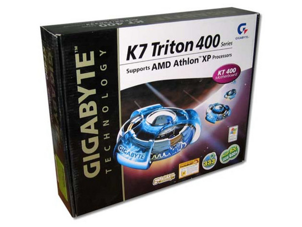 T. Madre GigaByte GA-7VA, ChipSet VIA KT400,
Soporta: AMD Athlon XP/Duron,
Memoria: 3x DIMM DDR400/333/266, 3GB Max.,
Integrado: Audio 6 Canales,
Diseño: ATX, Ptos: 1x AGPx8, 5x PCI