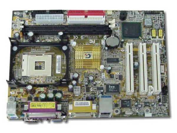 T. Madre GigaByte GA-8LS533 ChipSet Intel 845GL
Soporta: P4 hasta 2.4, Celeron 2.2, BUS 400/533Mhz
Integrado: Audio AC97, Video y RED 10/100Mbps
Memoria: SDRAM PC133, 2 Bancos, Diseño: MicroATX