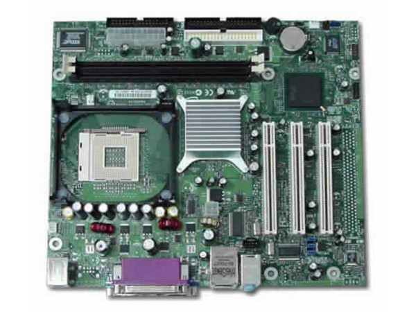 T. Madre Intel 845GLVAL, ChipSet Intel 845GL,
Soporta:P4 hasta 2.6Ghz y Celeron 2.4Ghz, 478Pins/400Mhz
Integrado: Video Intel, Audio AC97, 
Memoria: DDR, 2Gb Max, (2 Bancos),
Diseño: Micro ATX, Ptos: 3x PCI.