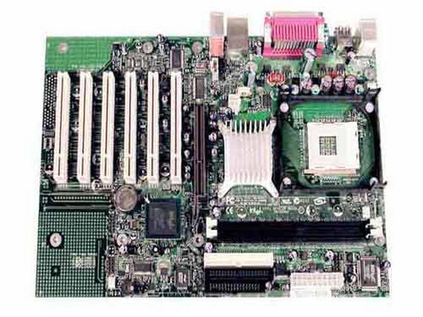 T. Madre Intel D845EBG2, ChipSet Intel 845E, 
Soporta Hasta: P4 a 2.8Ghz, y Celeron, 478Pins 400/533Mhz 
Integrado: Audio AC97 
Memoria: SDRAM DDR 266/200, 2Gb Max, (2 Bancos), 
Diseño: ATX Completo, Ptos: 1x AGP, 6x PCI, 1x CNR