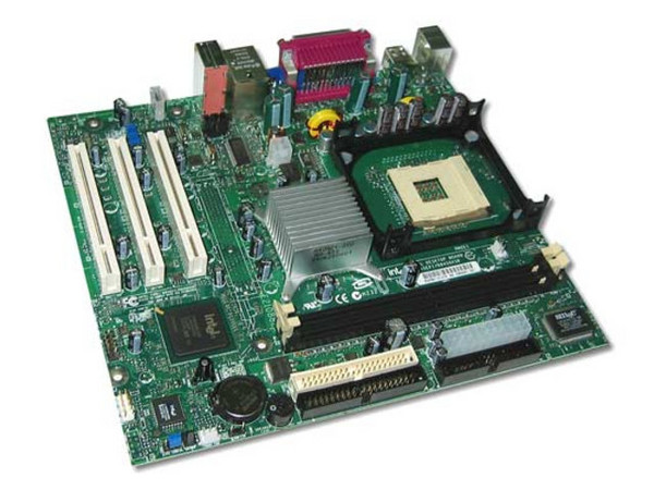 Tarjeta Madre Intel D845GVSRL, ChipSet Intel 845GV,
Soporta: P4/Prescott/Celeron, BUS de 400/533Mhz, 
Memoria: SDRAM DDR 200/266/333, 2 Bancos, 2GB Max., 
Integrado: Video, Audio y Red 10/100Mbps
Diseño: MicroATX, Puertos: 3x PCI, 4x USB 2.0