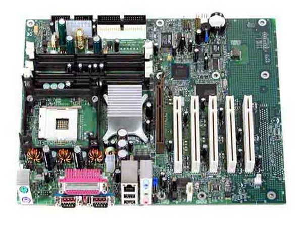 T. Madre Intel D850EMVRL, ChipSet Intel 850E, Soporta: Pentium 4, 478Pins, BUS de 400 y 533Mhz,
Integrado: Audio AC-97, LAN 10/100Mbps
Memoria: RIMM RDRAM PC800, 2GB Max, (4 Bancos),
Diseño: ATX Completo, Ptos: 1x AGP, 5x PCI, 1x CNR