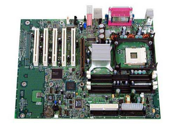 T. Madre Intel D850EMVRL, ChipSet Intel 850E, Soporta: Pentium 4, 478Pins, BUS de 400 y 533Mhz,
Integrado: Audio AC-97, LAN 10/100Mbps
Memoria: RIMM RDRAM PC800, 2GB Max, (4 Bancos),
Diseño: ATX Completo, Ptos: 1x AGP, 5x PCI, 1x CNR