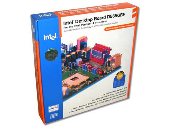 T. Madre Intel D865GBFL, ChipSet Intel 865G
Soporta: P4 y Celeron con H.T. y BUS de 400/533/800Mhz
Integrado: Video Intel y Sonido SoundMAX 4 XL, Red 10/100
2 Ptos. IDE y 2 Ptos. Serial ATA
Memoria: SDRAM DDR 400/333/266
Diseño: ATX