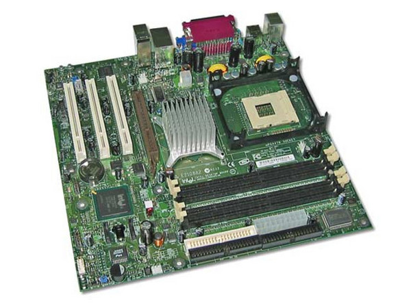 T. Madre Intel D865GLCL, ChipSet Intel 865G
Soporta: P4 y Celeron con Bus de 400/533/800Mhz
Integrado: Video Intel, Sonido y LAN 10/100Mbps
Memoria: SDRAM DDR 400/333/266
Diseño: MicroATX, Puertos: 1x AGP, 3x PCI, 2x SATA
