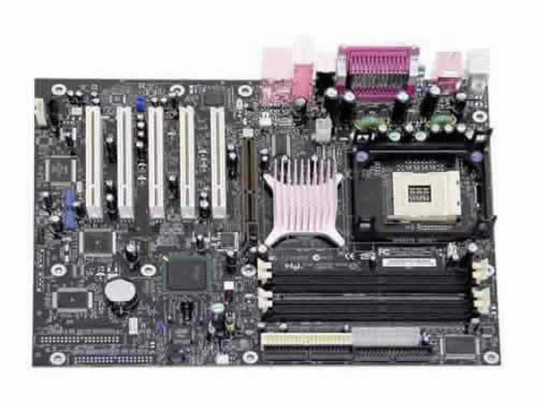 Tarjeta Madre Intel D865PERLK ChipSet Intel 865PE
Soporta: P4 con BUS de 400/533/800MHz con HyperThreading
Memoria: DDR400,266, 2 Puertos Serial ATA (SATA)
Integrado: Audio, LAN 100/1000 Mbps, Puerto FireWire
Diseño ATX Completo, Ptos: 1x AGP 8X, 4x