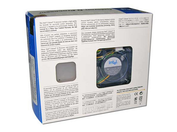 Procesador Intel Celeron D 330 a 2.66Ghz, BUS de 533, 256KB, 478 pines, en caja.