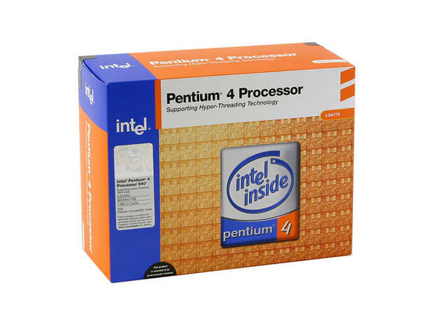 Procesador Intel Pentium 4 520 a 3.2GHz, Solo para Socket LGA 775, BUS de 800MHz, 1MB en Cache L2, Hyper Threading, en Caja.