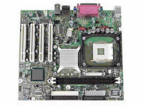 T. Madre Intel 845GLLYL, ChipSet Intel 845GL,
Soporta hasta: P4 hasta 2.8Ghz y Celeron, (478Pins, 400Mhz)
Integrado: Video Intel, Audio AC97, LAN 10/100MBPS
Memoria: SDRAM DIMM PC133, 2Gb Max, (2 Bancos),
Diseño: ATX Completo, Ptos: 4x PCI