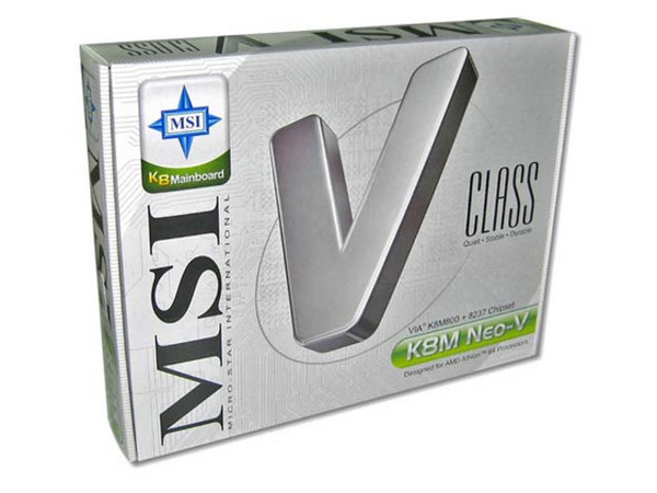 T. Madre MSI K8M Neo-V, ChipSet VIA K8M800,
Soporta: Athlon 64, Sempron 3100+, Socket 754,
Integrado: Video, Audio de 6 canales, 2 Serial ATA y Red,
Memoria: SDRAM DDR 266/333/400, 2 Bancos, 2GB Max,
Diseño: ATX, Puertos: 5x PCI, 1x 