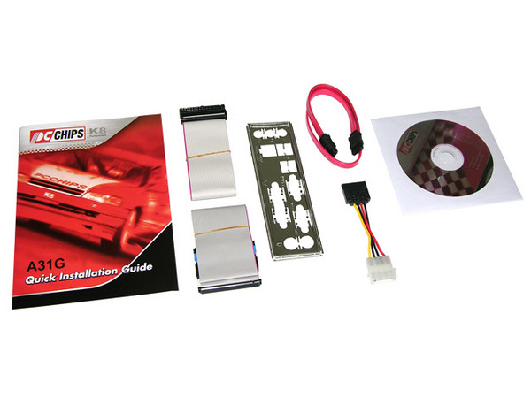 T. Madre PCCHIPS A31G, ChipSet SiS 761GX/965L,
Soporta: Athlon 64, Sempron, Socket 754,
Integrado: Audio AC'97, Video Mirage y Red,
Memoria: DDR 266/333/400 Mhz, 2 Bancos, 2GB Max,
Puertos: 2x PCI, 1x PCI EXPx16, 1x AGP 8X, 1x CNR
