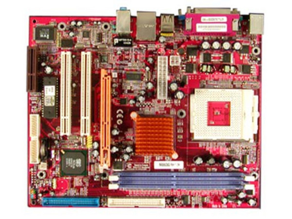 T. Madre PCCHIPS M863G, ChipSet SiS 741GX/963L,
Soporta: Athlon XP, Sempron, Socket A, 333/266 Mhz,
Integrado: Audio, Video, Red 10/100,
Memoria: DDR 400/333/266, 2 Bancos, 2GB Max,
Diseño: Micro ATX, Ptos: 1x AGP 8X, 2x PCI, 1x CNR