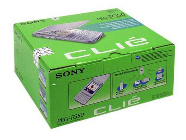 Organizador Personal Sony Clie PEG-TG50,
Reproductor de MP3, Pantalla Color, Soporta Memory Stick
