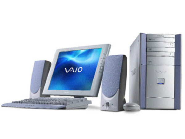 Computadora Sony Vaio Pentium 4 a 2.0Ghz, 256Mb en RAM, D.D. de 80GB, Quemador de CDs y Pantalla LCD de 15
