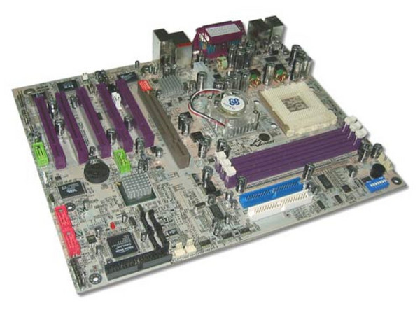 T. M. SY-KT600 DRAGON Ultra Platinum, ChipSet VIA KT600,
Soporta Athlon XP, Duron / Bus 266/333/400 MHz,
Integrado: Audio 6 Canales, RED, 6 USB2, 2 FireWire,
Memoria: DDR 400/333/266, 3 Bancos, 3GB Max,
Diseño: ATX, Puertos: 5x PCI, 1x AGP 4x/8x