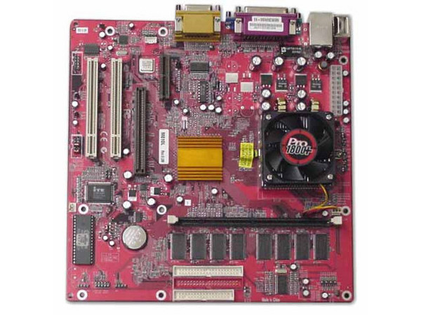 MB PC CHIPS W/CPU RAM