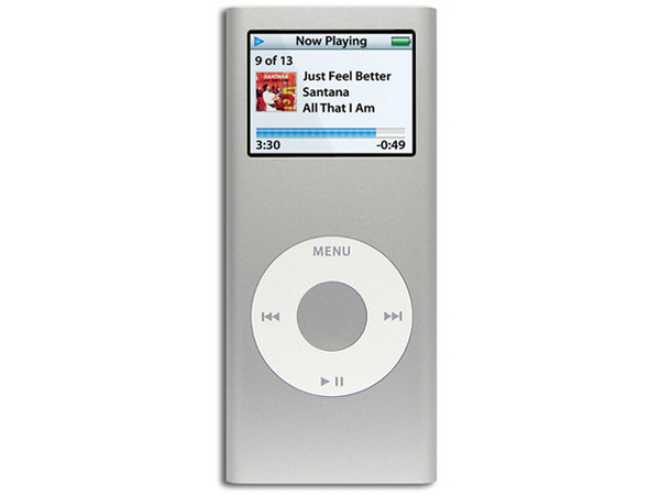 Reproductor Apple iPod nano de 4GB color Plata