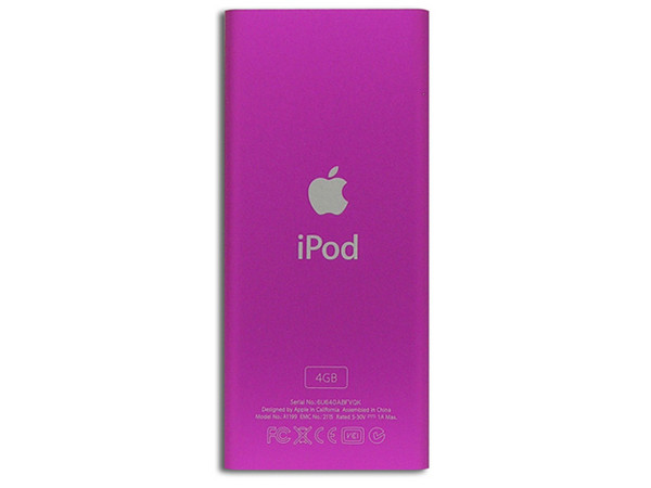 Reproductor Apple iPod nano de 4GB color Rosa