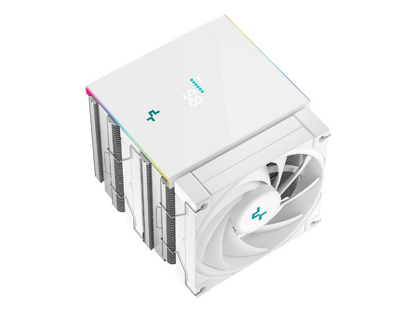 Disipador Con Ventilador DeepCool AK620 DIGITAL, 120mm, hasta 1850RPM. Color Blanco.