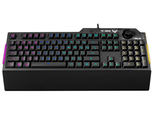 Teclado Gamer ASUS TUF GAMING K, Membrana, RGB, USB. Color Negro.