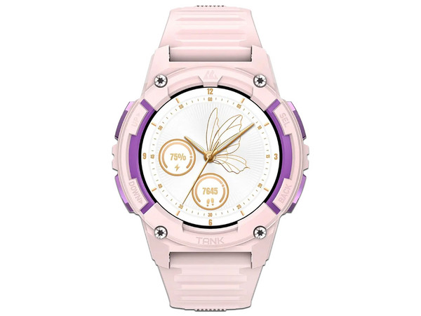 Smartwatch KOSPET TANK S2, 
Resistente al Agua 5 ATM, IP69K, 
Compatible con Android e iOS. 
Color Rosa.