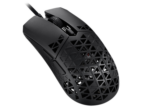 Mouse Óptico Asus TUF Gaming M4 Air, 6 Botones, 16000 DPI, USB. Color Negro.