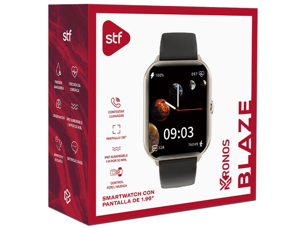 Smartwatch STF Kronos Blaze: Pantalla de 1.96