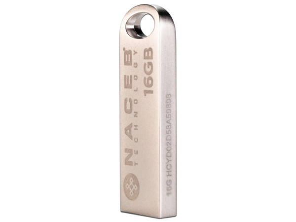 Memoria Flash USB 2.0 NACEB SNTU-016 de 16GB. Color Gris.
