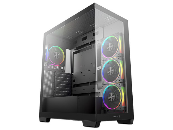 Gabinete DeepCool CG580 4F V2, Mid Tower, ATX, No Incluye Fuente de Poder. Color Negro.