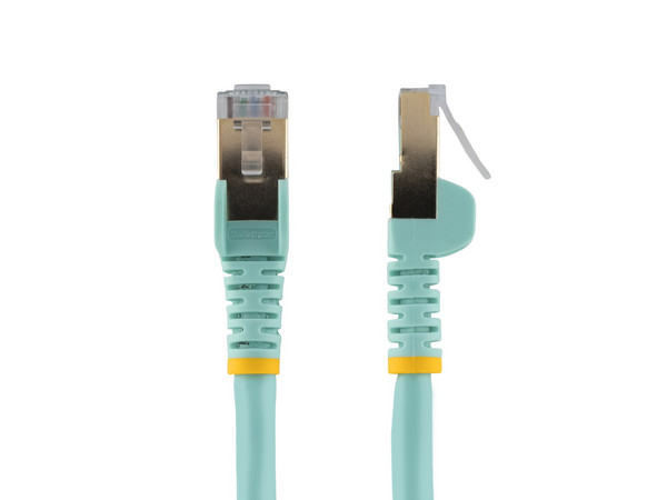 Cable de Parcheo StarTech 6ASPAT50CMAQ, RJ45 a RJ45 (M-M), 50cm, Color Azul.