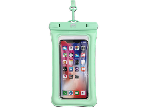 Funda Impermeable MyBat UNIWTPF072 Universal con Colgante. Color Menta.