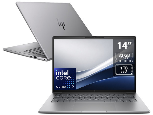 Workstation Portátil HP ZBook 8 G2i:
Procesador Intel Core Ultra 9 386H (hasta 4.9 GHz),
Memoria de 32GB DDR5,
SSD de 1TB,
Pantalla de 14