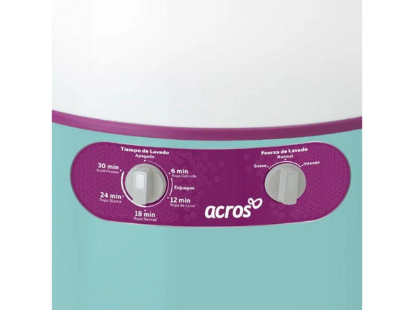 Lavadora Acros ALF2553TA de 1 Tina, Soporta hasta 22Kg. Color Azul.
