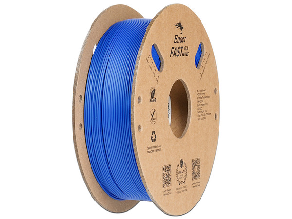 Rollo de Filamento Creality Ender Fast de PLA de 1.75mm, 1Kg. Color Azul.