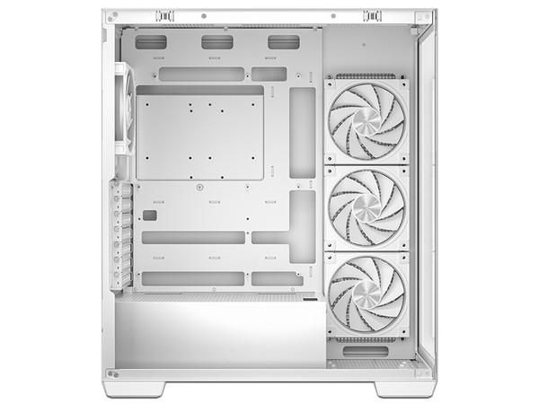 Gabinete DeepCool CG580 V2, Mid Tower, ATX, 4 Ventiladores x 120mm, ARGB, Sin Fuente de Poder. Color Blanco.