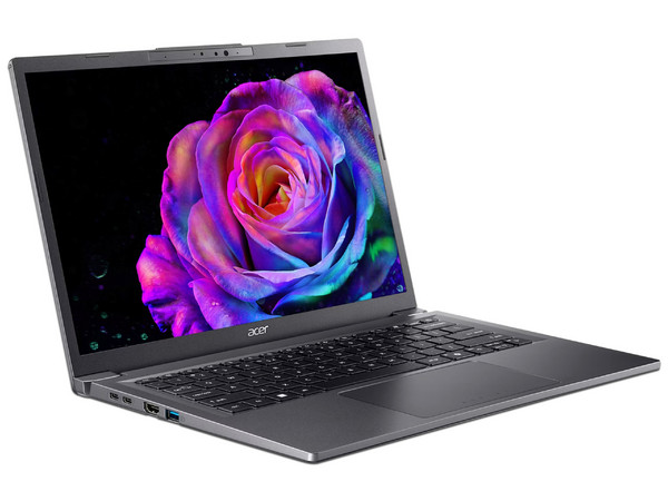 Laptop Acer Aspire 14 AI:
Procesador Intel Core Ultra 7 256V (hasta 4.8 GHz),
Memoria de 16GB LPDDR5,
SSD de 1TB,
Pantalla de 14